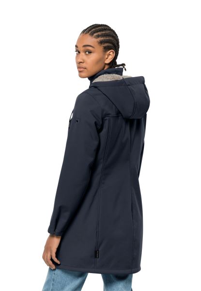 Jack Wolfskin Windy Valley Jas Met Origineel Nachtblauw