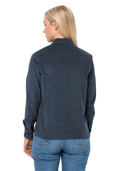 Leisteenblauw Mode-natuuroverhemd Met Jack Wolfskin