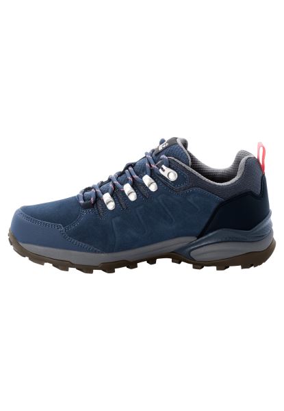 Collectie Jack Wolfskin Refugio Texapore Low W Donkerblauwgrijs