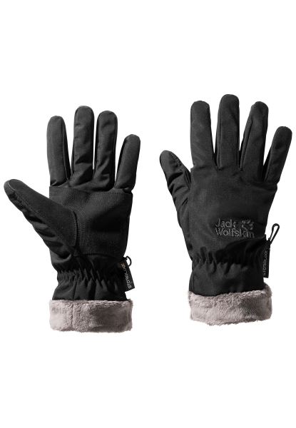 Brands Stormlock Highloft Handschoen Dames Black Jack Wolfskin