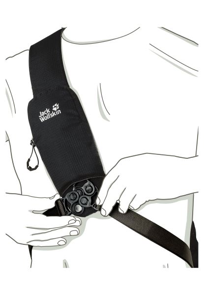 Delta Tas Air Jack Wolfskin Black Origins