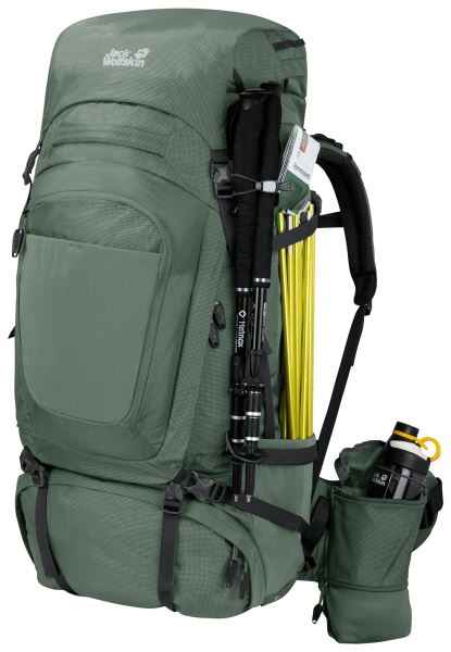 Fashion Denali 65+10 Dames Jack Wolfskin Hedge Groen