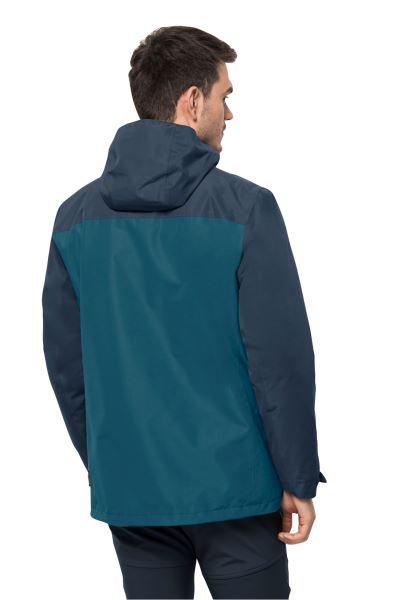 Taubenberg 3in1 Jas M Blue Coral Jack Wolfskin Collectie