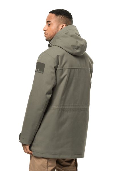 Dusty Olive Merk Felle Wind Parka M Jack Wolfskin