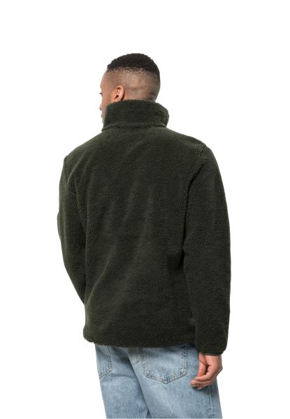 Collectie Antieke Groene Jack Wolfskin Pank Snap M