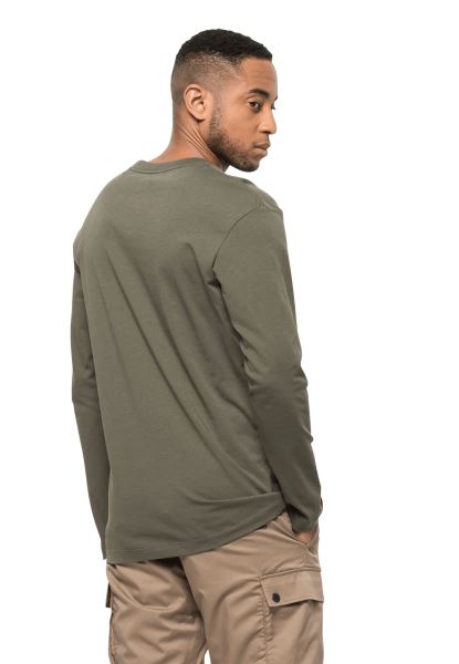 Essential Longsleeve M Dusty Olive Collectie Jack Wolfskin