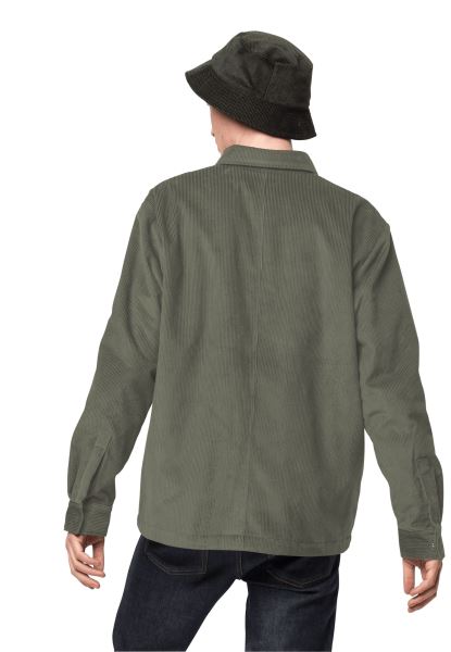 Nature Shield Jas M Stoffige Olijf Merken Jack Wolfskin