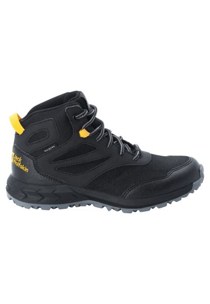 Forest Texapore Mid K Jack Wolfskin Merken Zwart-potig Geel Xt