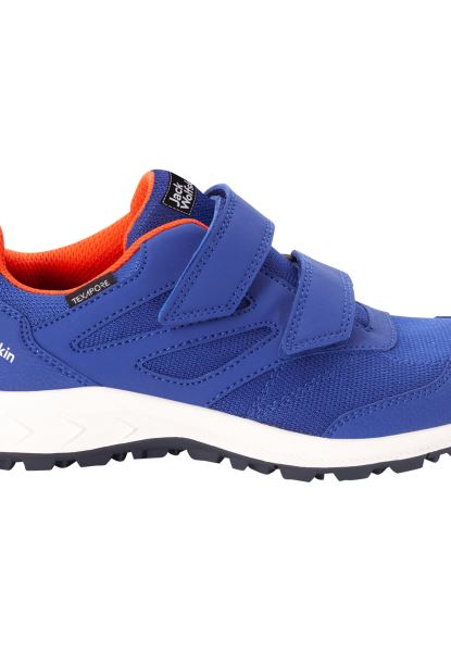 Donkerblauw-oranje Jack Wolfskin Brands Woodland Texapore Low Vc K