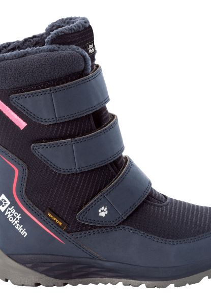 Brands Jack Wolfskin Polar Boot Texapore High Vc K Donkerblauw-roze