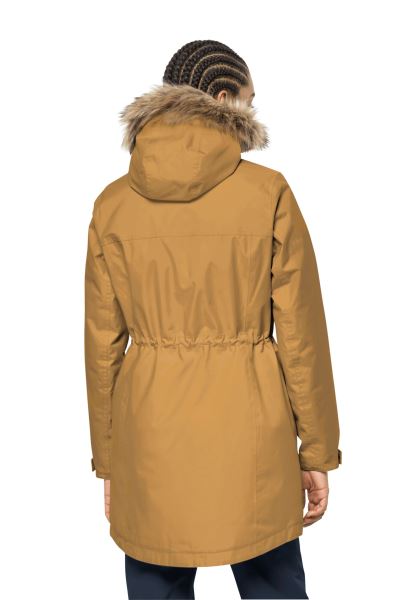 Amber Goud Jack Wolfskin Winter Frost In Parka W Merken