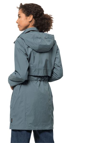 Hot Norden Port Jas W Jack Wolfskin Groenblauw