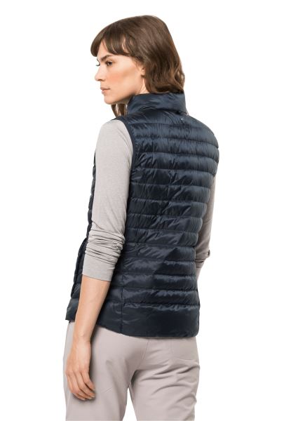 Jack Wolfskin Night Blue Pack & Go Donzen Vest W Collectie