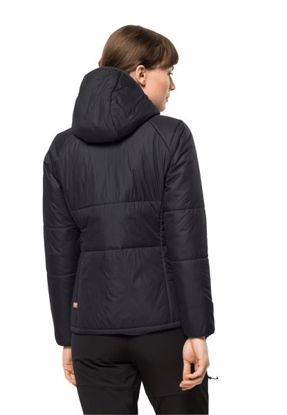Bergland Ins Hoody W Collections Jack Wolfskin Zwart