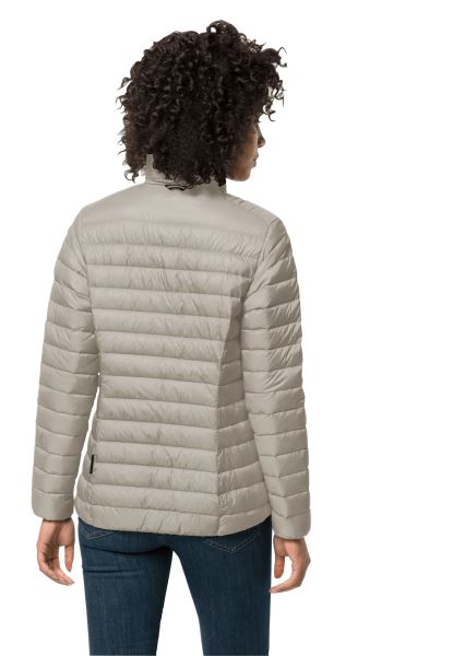 Jack Wolfskin Fashion Stoffig Grijs Jwp Dons W