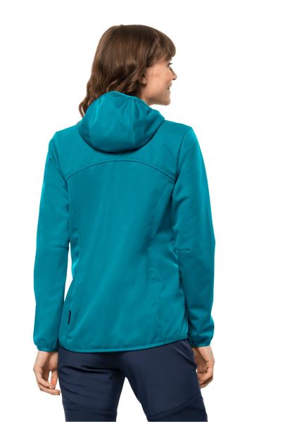 Collectie Windhain Hoodie Met Zoetwaterblauwe Jack Wolfskin
