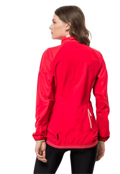 Brand Jack Wolfskin Tourer Softshell Jas Tulp Rood