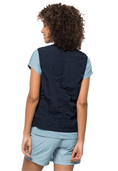 Jack Wolfskin Lichtgewicht Vest W Warm Nachtblauw