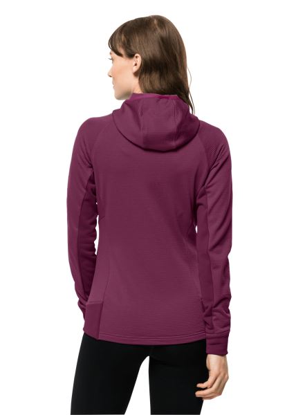 Hydro Grid Fleece Van Het Merk Wild Berry Met Jack Wolfskin