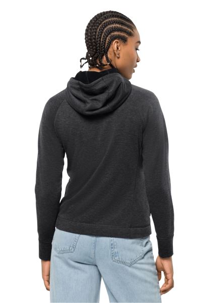 Hot Waldsee Jack Met Capuchon W Jack Wolfskin Zwart