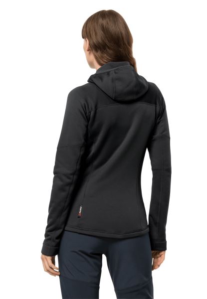 Collecties Zwarte Hirschberg Hooded Fz W Jack Wolfskin