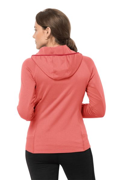 Desert Rose Hot Jack Wolfskin Hydro Grid Fleece W