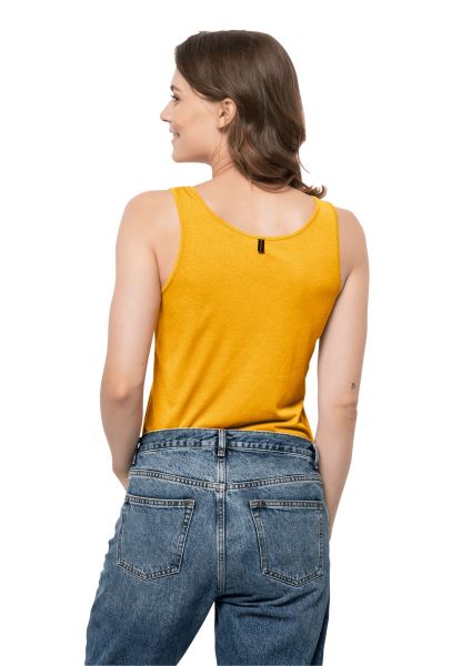 Pack & Go Tanktop W Stevig Geel Xt Fashion Jack Wolfskin