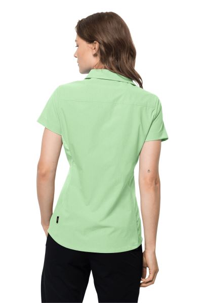 Collections Jack Wolfskin Peak Shirt W Melkachtig Groen