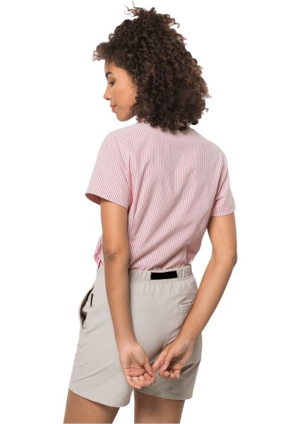 Oorsprong Tulp Reed Strepen Jack Wolfskin South Port Ss Shirt W