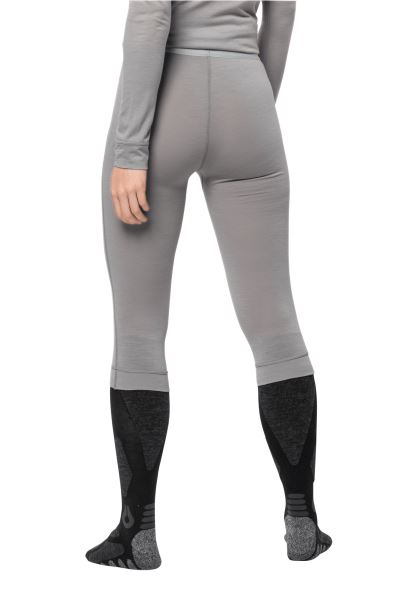 Jack Wolfskin Collections Alpspitze Wollen Broek Met Middengrijze Heide