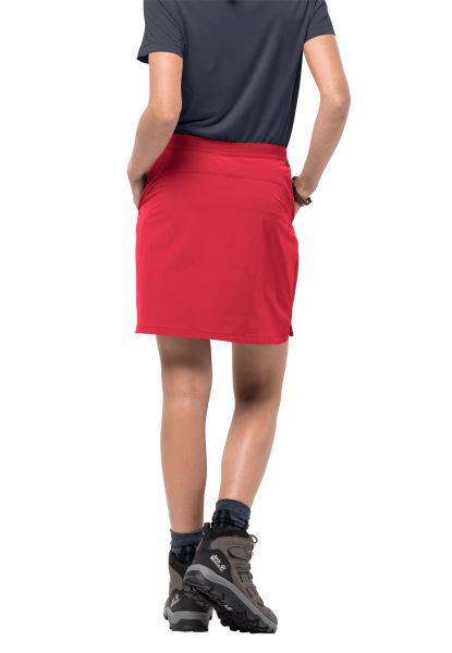 Hilltop Trail Skort W Jack Wolfskin Collectie Tulp Rood