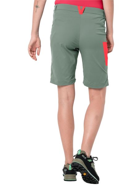 Beste Jack Wolfskin Hedge Green Overland Short W