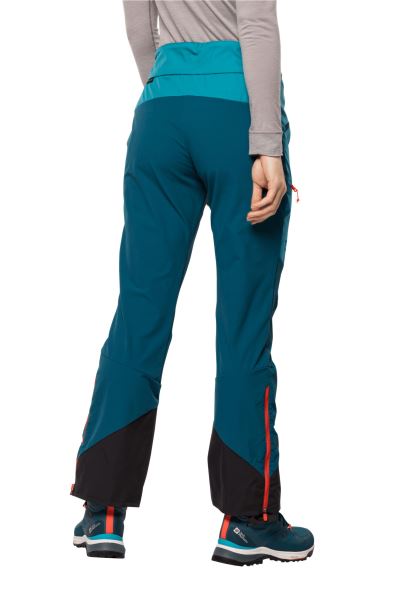 Zoetwater Blauwe Alpspitze Broek Met Merk Jack Wolfskin