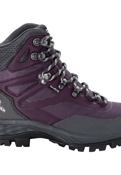 Jack Wolfskin Paars-grijs Beste Rebelliegids Texapore Mid W