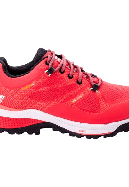 Origins Roze-grijze Force Striker Texapore Low W Jack Wolfskin