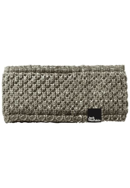 Highloft Gebreide Hoofdband Dames Original Dusty Olive Jack Wolfskin