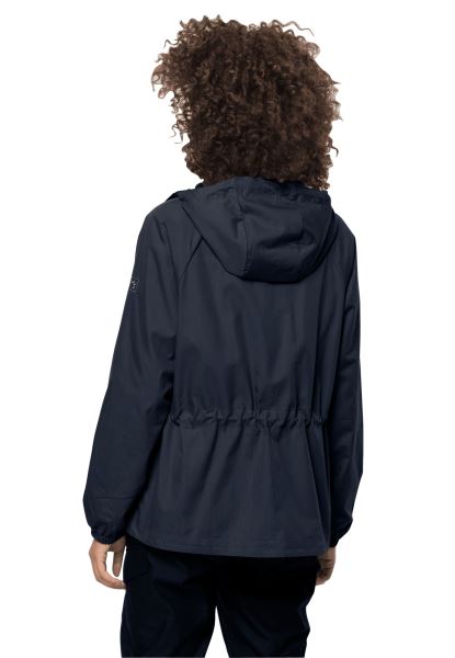 Jack Wolfskin Nachtblauw Reisjack Aan Het Meer Met Merken