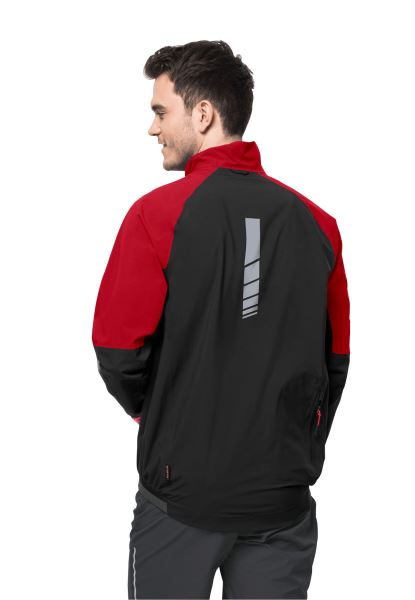 Adrenaline Rode Jack Wolfskin Morobbia 2.5l Jas M Collecties