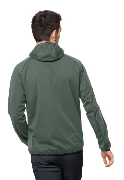 Hedge Green Feldberg Hoody M Origins Jack Wolfskin