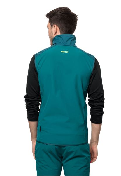 Jack Wolfskin Alpspitze Vest M Fashion Blauw Koraal