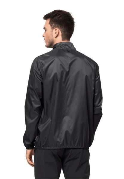 Jack Wolfskin Fashion Zwart Pack & Go Windshell M