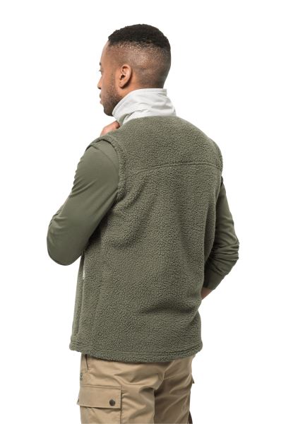 Stoffige Olijf Kingsway Vest M Hot Jack Wolfskin