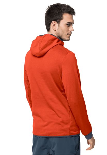 Hydro Grid Fleece M Pinned Wild Brier Jack Wolfskin