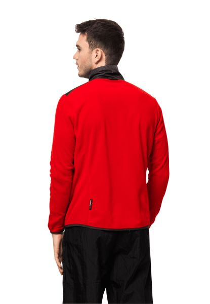 Collectie Adrenaline Rode Jack Wolfskin Dna Block Fleece M
