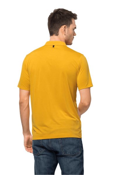Best Pack & Go Polo M Jack Wolfskin Potig Geel Xt