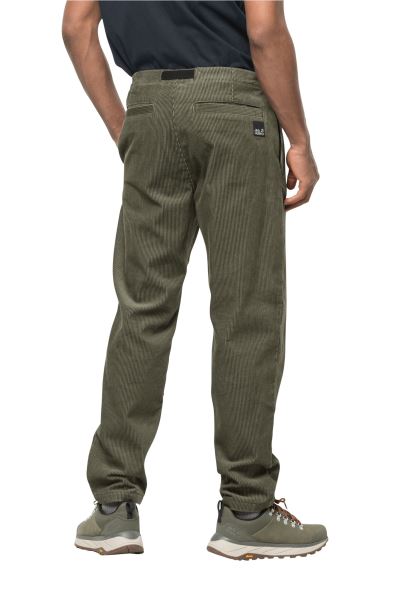 Stoffige Olijf Collecties Nature Corduroy Broek M Jack Wolfskin
