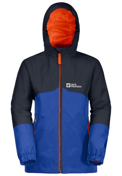 Actieve Blauwe Collecties Ijsland 3in1 Jack B Jack Wolfskin