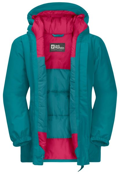 Bergland Jas K Jack Wolfskin Origin Bay Blauw