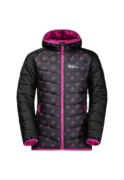 Jas Met Zenon Print K Jack Wolfskin Phantom Helemaal Nieuw