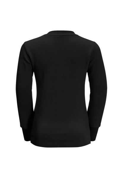 Essentieel K Jack Wolfskin Met Ronde Hals Hot Black